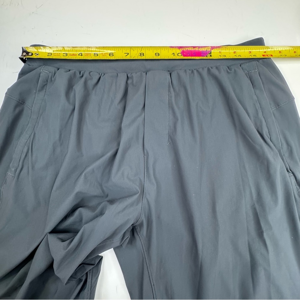 lululemon Surge Jogger Men Large Black Stretch Drawstring Zip Cuff Gym Training - Picture 9 of 16